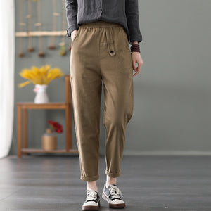 Quần baggy retro khuy kiểu hai túi chéo - NU6656