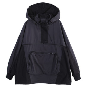 Áo hoodies dài tay túi bao tử form rộng - NU7849