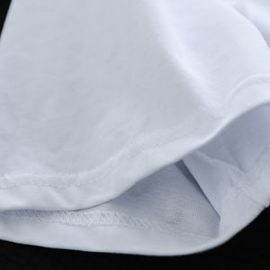 Áo T-shirt ngắn tay cổ tròn thêu hoa văn trừu tượng - NU8351