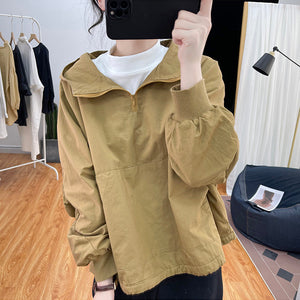 Áo hoodies dài tay lót lông hai túi chéo - NU8072