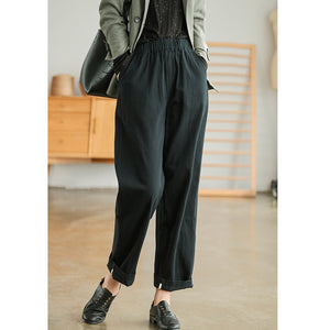 Quần baggy lưng thun hai túi chéo - NU6157