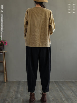Quần baggy lưng thun hai túi vuông ống côn xếp ly - NU7769