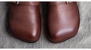 Giày da retro oxford kiểu quai cài - NU5217