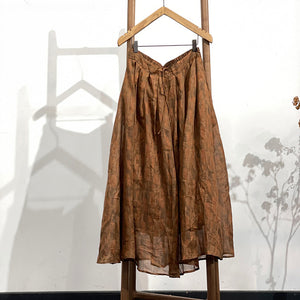 Áo sơ mi linen sát nách cổ đức khuy khuy tàu - NU7548