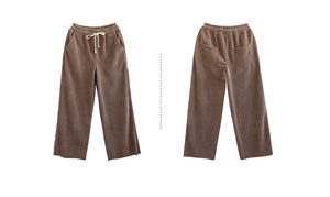 Quần baggy retro lưng thun dây rút hai túi sau - NU7923