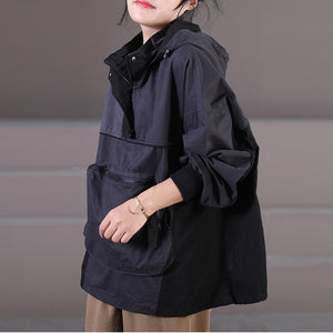 Áo hoodies dài tay túi bao tử form rộng - NU7849