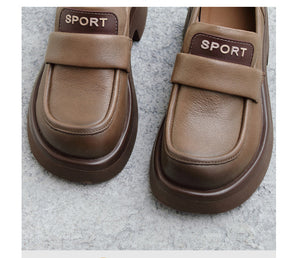 Giày da ulzzang sport retro đế cao - OD1054