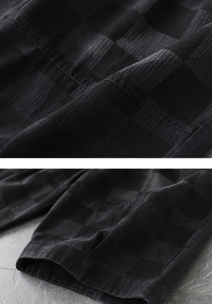 Quần sooc denim lưng thun hai túi chéo kiểu sờn - NU6826