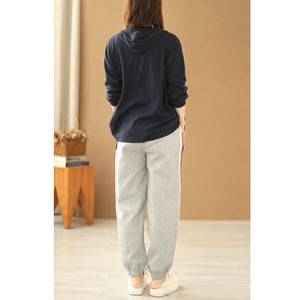 Áo khoác cardigan đệt kim có mũ khuy cài - NU7707