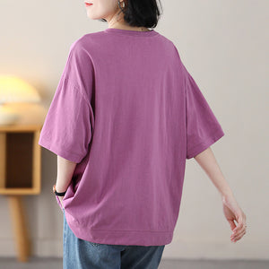 Áo T-shirt ngắn tay cổ tròn in hình chú thỏ - NU8429