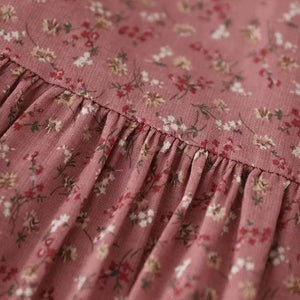 Áo sơ mi linen Morigirl dài tay in hoa liti  - NU8301