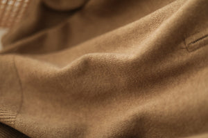 Áo hoodies len cashmere dài tay khóa kéo - NU8117