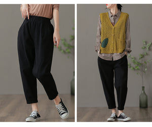Quần baggy lưng thun ống côn - NU7810