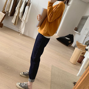 Áo khoác cardigan len dệt kim dài tay cổ tròn - NU7818
