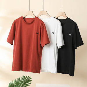 Áo T-shirt ngắn tay cổ tròn thêu chữ BB - NU8445