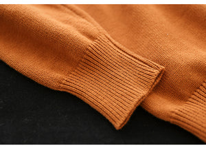 Áo khoác cardigan len đan dài tay cổ V hai mảng màu - NU7679