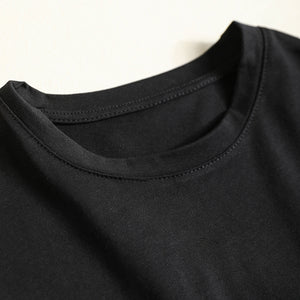 Áo T-shirt ngắn tay cổ tròn thêu chữ BB - NU8445