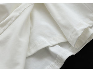 Áo T-shirt ngắn tay cổ V vạt chéo xếp ly - NU8303