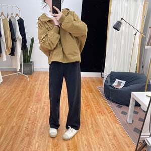 Áo hoodies dài tay lót lông hai túi chéo - NU8072