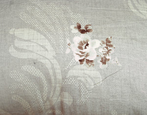 BỘ CHĂN GA SATIN LỤA HOA NÂU ĐẤT - CG00453 - kamaka.vn - thời trang nhật