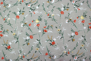 BỘ CHĂN GA COTTON THÔ HOẠ TIẾT HOA LÁ - CG00454 - kamaka.vn - thời trang nhật