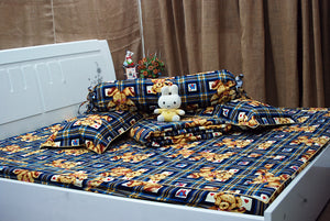 BỘ CHĂN GA GẤU TEDDY - CG00420 - kamaka.vn - thời trang nhật