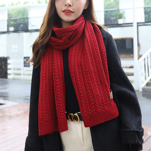 Khăn quàng len đan retro - NU6216