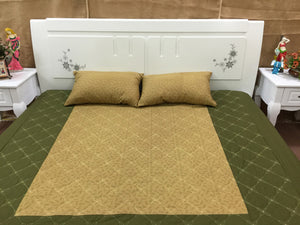 BỘ CHĂN GA THÔ HÀN QUỐC HOẠ TIẾT ĐÀN GÀ VÀ BÍ NGÔ - CG00452 - kamaka.vn - thời trang nhật