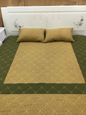 BỘ CHĂN GA THÔ HÀN QUỐC HOẠ TIẾT ĐÀN GÀ VÀ BÍ NGÔ - CG00452 - kamaka.vn - thời trang nhật