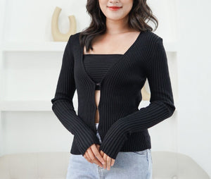 Áo len hai mảnh gồm áo quây và dài tay - NU8473