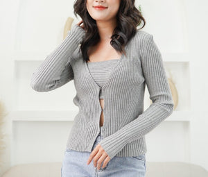 Áo len hai mảnh gồm áo quây và dài tay - NU8473