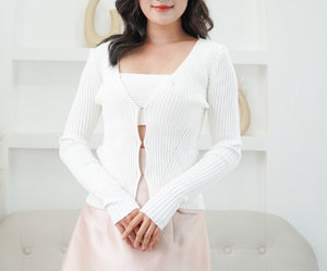 Áo len hai mảnh gồm áo quây và dài tay - NU8473